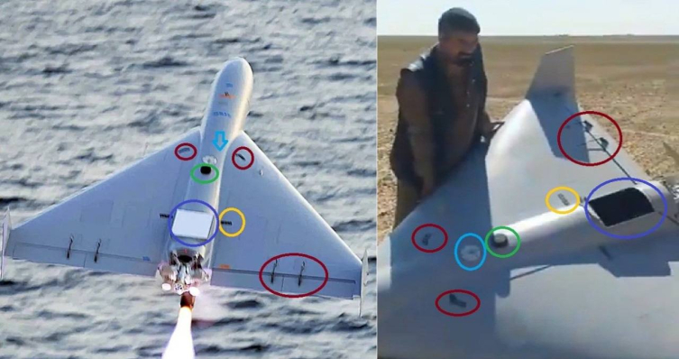 ABD'nin Kamikaze İHA'sı LUCAS ilk kez bir savaşta kullanıldığı bu fotoğrafla doğrulandı. İran'ın Shaded-136 platformunun neredeyse bire bir kopyası. 